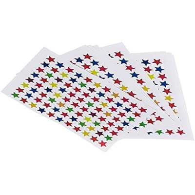 100+ Shiny Star Stickers for Kids – Multicolor Glitter Reward Stickers – Craft & School Use