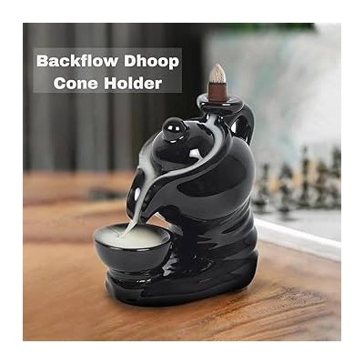 Janak Tea Kettle Smoke Fountain at Home Backflow Decorative Showpiece  with 20 Piece Incense Cones