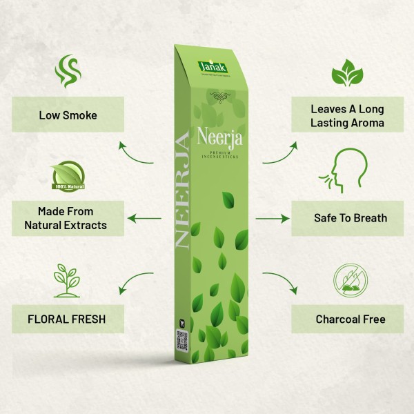 Janak Neerja Masala Agarbatti – Floral Freshness | Long-Lasting | Ideal for Pooja & Daily Use