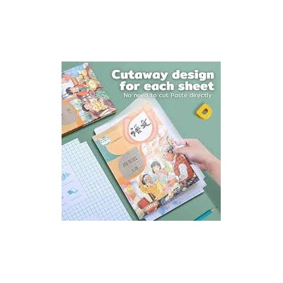 Book Binding Cover | Waterproof Self-Adhesive| 30 pcs set Manual Multi Binder