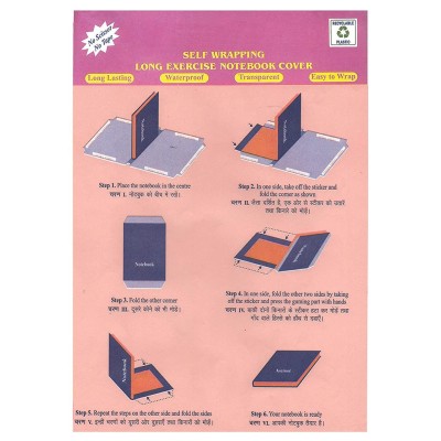 Book Binding Cover | Waterproof Self-Adhesive| 30 pcs set Manual Multi Binder