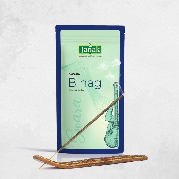 JANAK Swara - Bihag Premium Incense Sticks | 120g  Agarbatti | Long Lasting Natural Fragrance | Indian Traditional Scent
