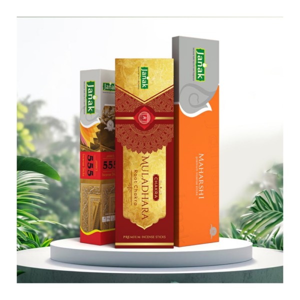 “Muladhara 25 Sticks + Maharshi 50g + 555 50g Incense Sticks Combo | Premium Fragrance Agarbatti Pack 3”