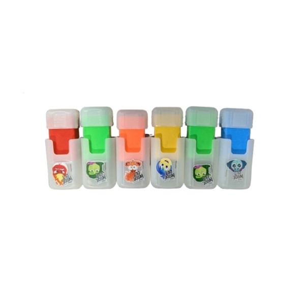 NightGlow Pod Eraser Pack of 6 | Soft & Non-Dust Erasers | Smooth Clean Erasing