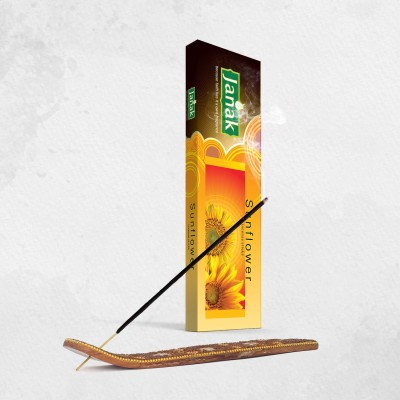 Janak Premium Incense Sticks Collection, Natural Agarbatti Assorted Pack with Long Lasting Fragrance