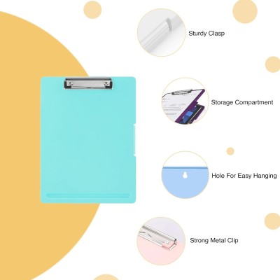A4 SIZE CLIPBOARD: Perfectly sized to hold standard A4 sheets