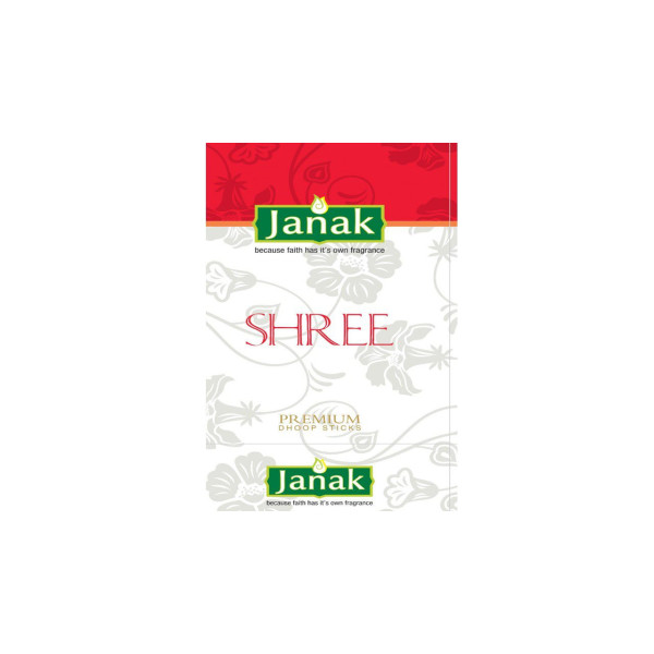 JANAK "Shree Dhoop Sticks – Premium Natural Fragrance for Pooja & Meditation" 20 stick