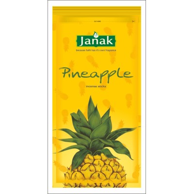 Janak Perfume Pineapple Incense Sticks – 120g | Fruity, Fresh & Long-Lasting  J